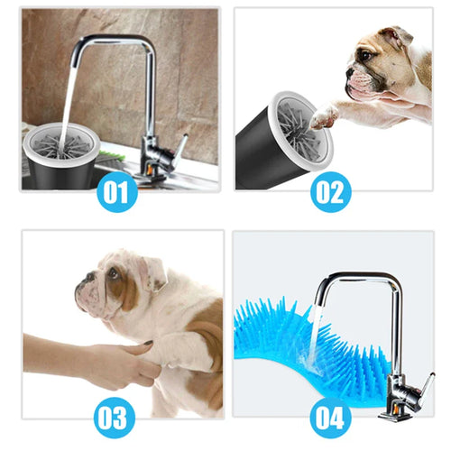 Pet electric foot washer