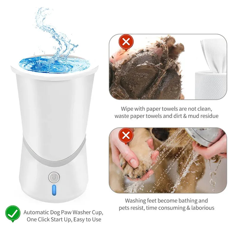 Pet electric foot washer